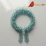 Handmade green Gajra Bracelet