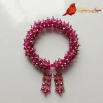 Handmade green Gajra Bracelet