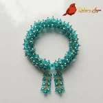 Handmade green Gajra Bracelet